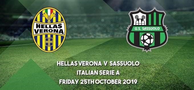 Soi kèo Hellas Verona vs Sassuolo, 26/10/2019 – VĐQG Ý [Serie A]