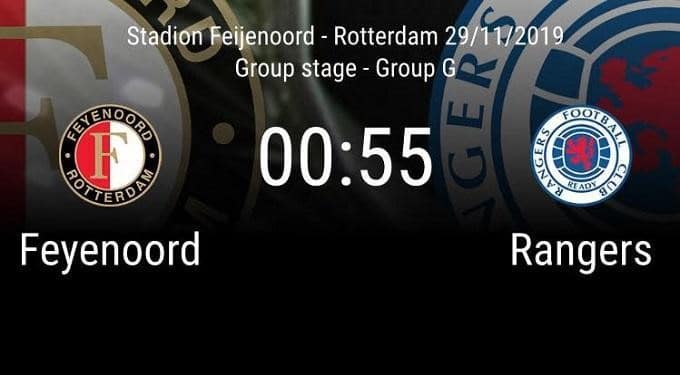 Soi kèo Feyenoord vs Rangers, 29/11/2019 – UEFA Europa League