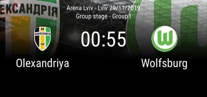 Soi kèo Oleksandria vs Wolfsburg, 29/11/2019 – UEFA Europa League