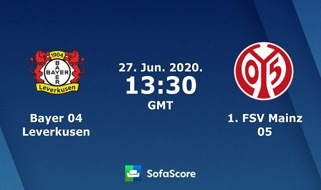 Soi kèo Bayer Leverkusen vs Mainz 05, 27/6/2020 – VĐQG Đức