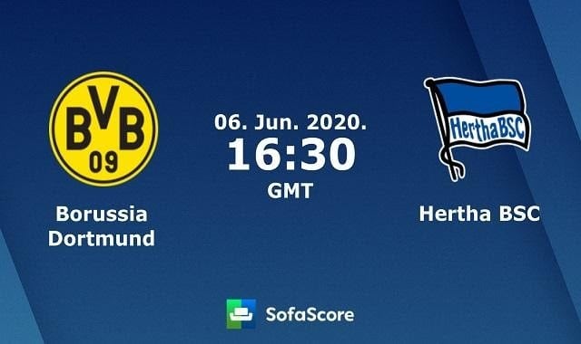 Soi kèo Borussia Dortmund vs Hertha BSC, 06/6/2020 – VĐQG Đức