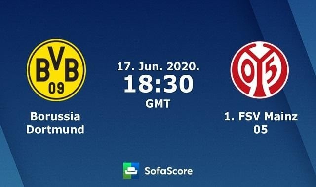 Soi kèo Borussia Dortmund vs Mainz 05, 18/6/2020 – VĐQG Đức