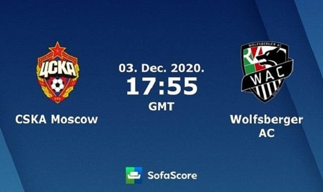 Soi kèo CSKA Moscow vs Wolfsberger AC, 04/12/2020 – Europa League